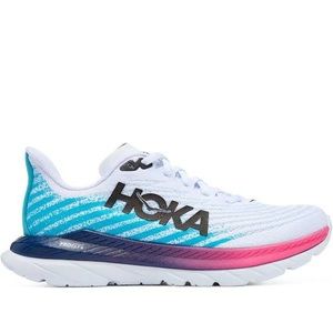 HOKA Women’s Mach 5 Shoes in White/Scuba